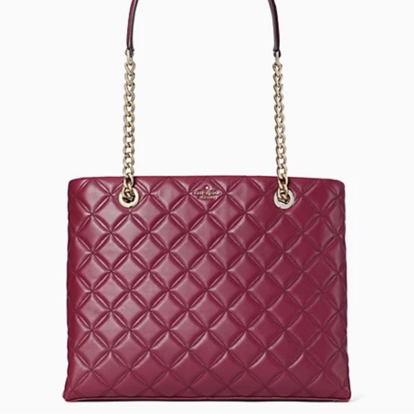 kate spade Handbags - Kate Spade Natalia Smooth Quilted Leather Tote Bag